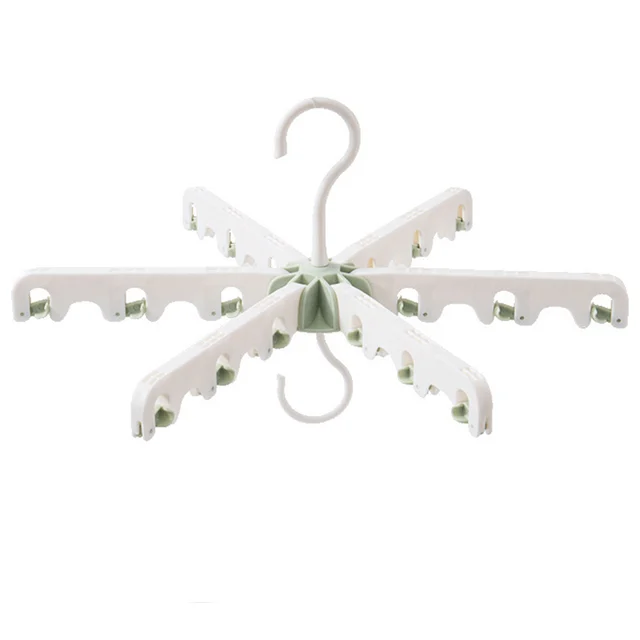 18 Clips White Green