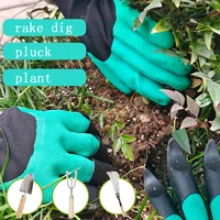 Garden Gloves with Claws Chicken Coop Cleaning for Digging Pruning Poking All in One Gardening Tool Durable Hand Protectors 2