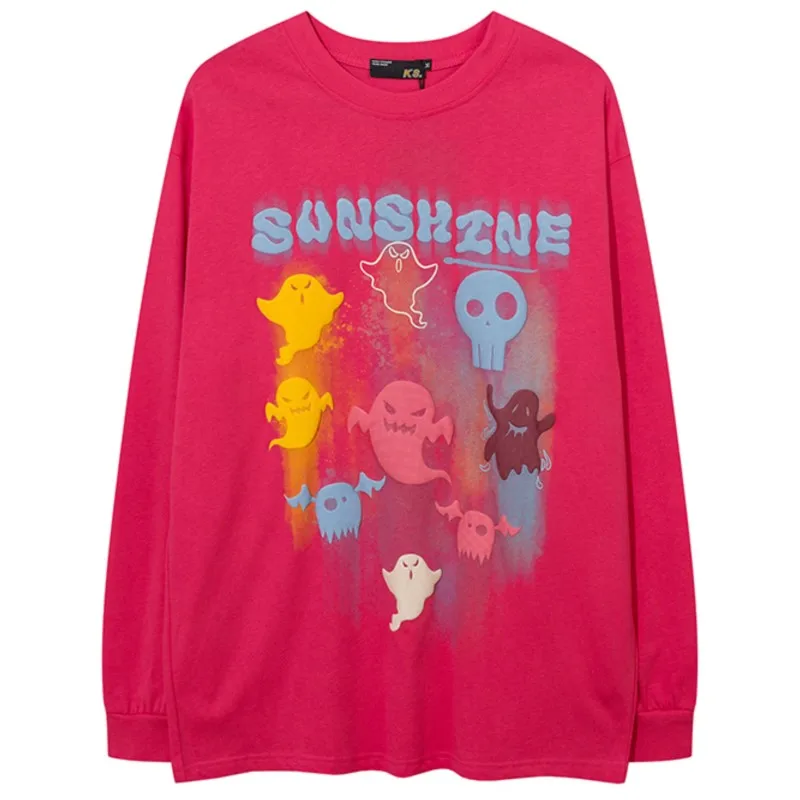 

2023 Autumn Cotton Hoodies For Men 빅사이즈 후드티 Mens Cartoon Printed Long Sleeve Pullover Couple Sweatshirts Unisex Oversize Tops