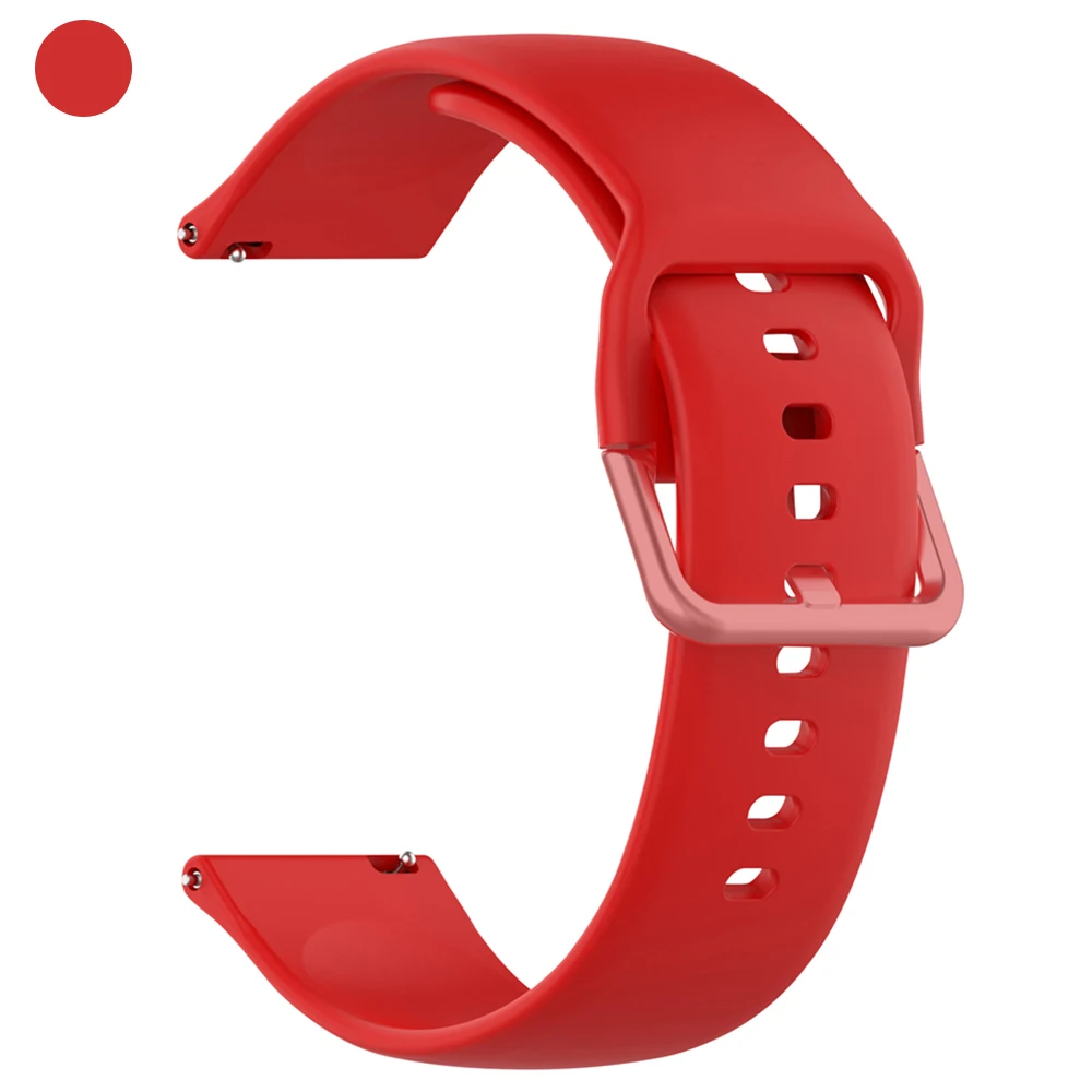 Enhanced Silicone Sports Watch Band – Premium Quality, 20mm/22mm, Multiple Fits