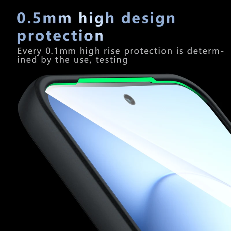 Enhanced Matte Hard PC+Soft TPU Shockproof Anti-fingerprint Non-slip Back Case Cover
