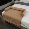 Ice Silk Pet Cooling Mat for Summer Breathable Dog Cat Chill Pad Gel-Infused Sofa Bed Cushion for Hot Weather 5