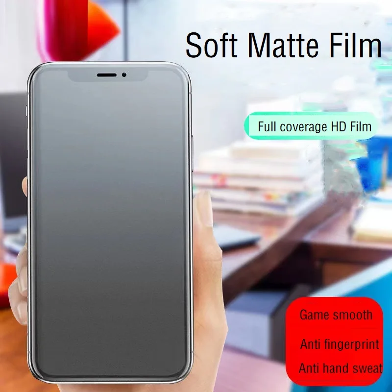 Matte Hydrogel Film For iPhone 13 12 11 Pro MAX Screen Protectors For iPhone 11 13 Mini X XR XS Max 6 6S 7 8 Plus SE 2020 12 Pro iphone 12 pro camera protector