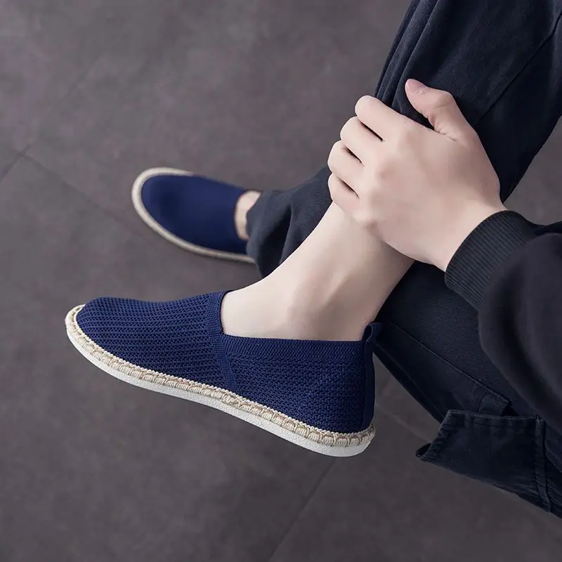 Summer Vintage Kungfu Shoes Black Chinese Traditional Shoes Mesh ventilation Wushu Tai Chi Old Peking Martial Art Sneaker