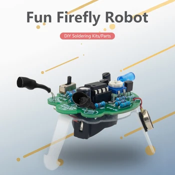 Il Robot intelligente segue la sorgente luminosa per spostare la luce a Led Chaser Robot fai da te Robot giocattolo sensore fotosensibile parte Robot Mobile