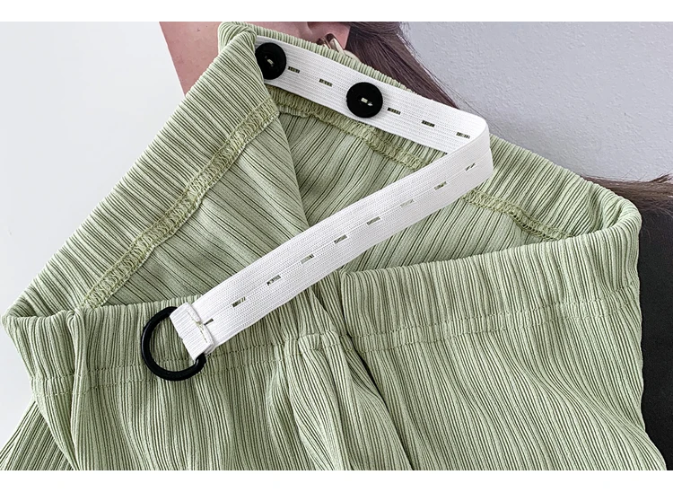 Summer Maternity Belly Skirt Adjustable Waist Pregnant Woman Ice Silk Long Skirts Slim Hips Stretched Striped Pencil Skirts