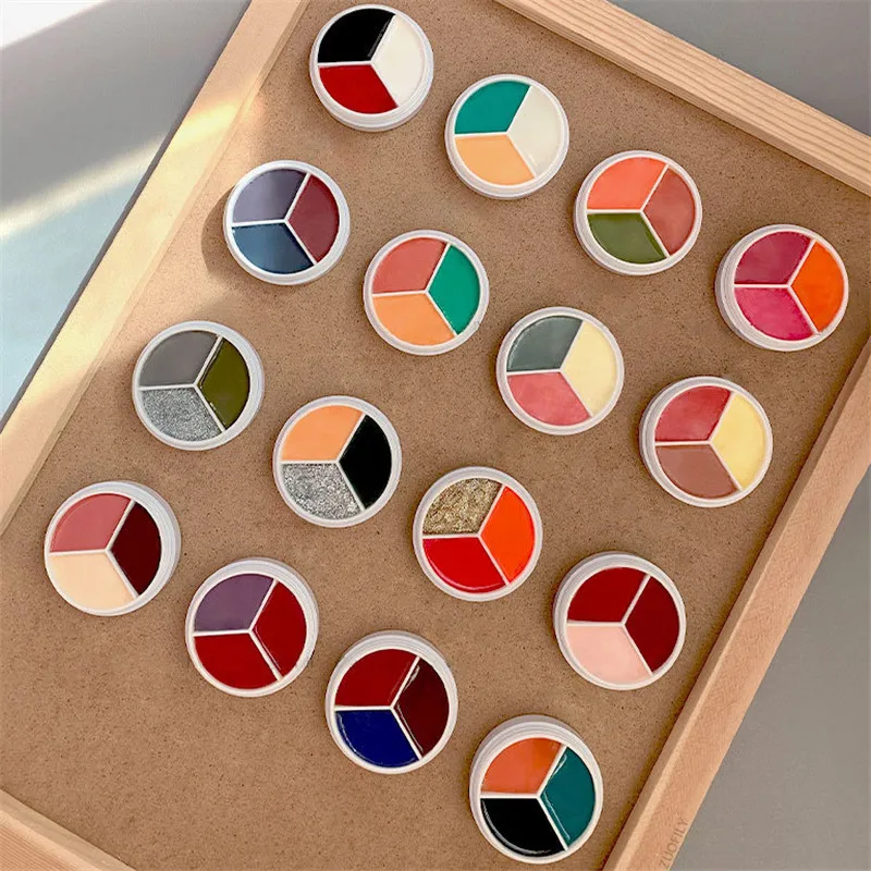 

New 3 In1 Solid Cream Gel Polish Color Mud Gel Solid Gel Polish UV LED Semi-Permanent Canned Gel Varnish DIY Nail Decoration Set