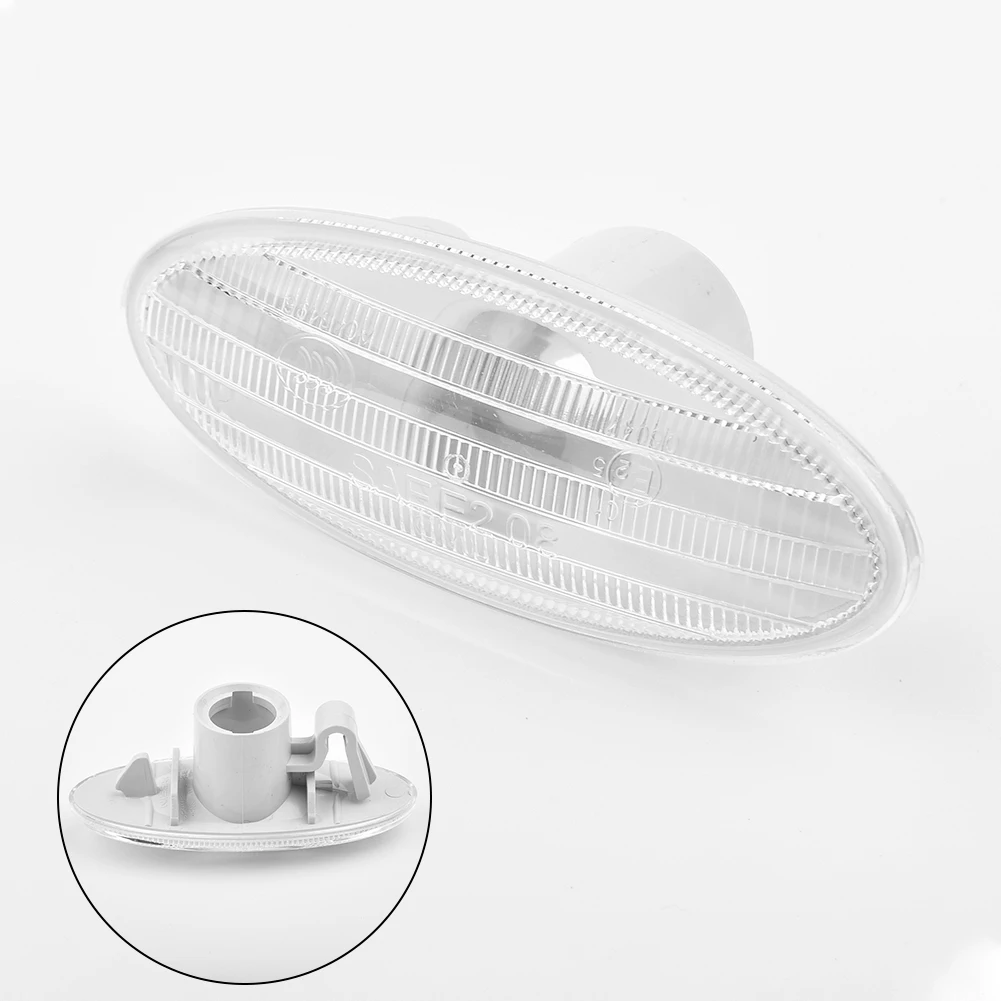 

2Pcs Side Turn Signal Light Cover Fender Marker Fit For Nissan Cube Juke Note Replacement Parts Light Accessories