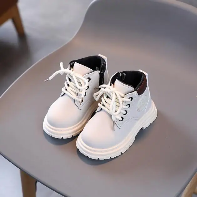 

New Arrival Chelsea Boots for Children Ankle Boots Black Beige Brown Casual Fall Boy Toddler Platform Snow Shoes Girl Sneakers
