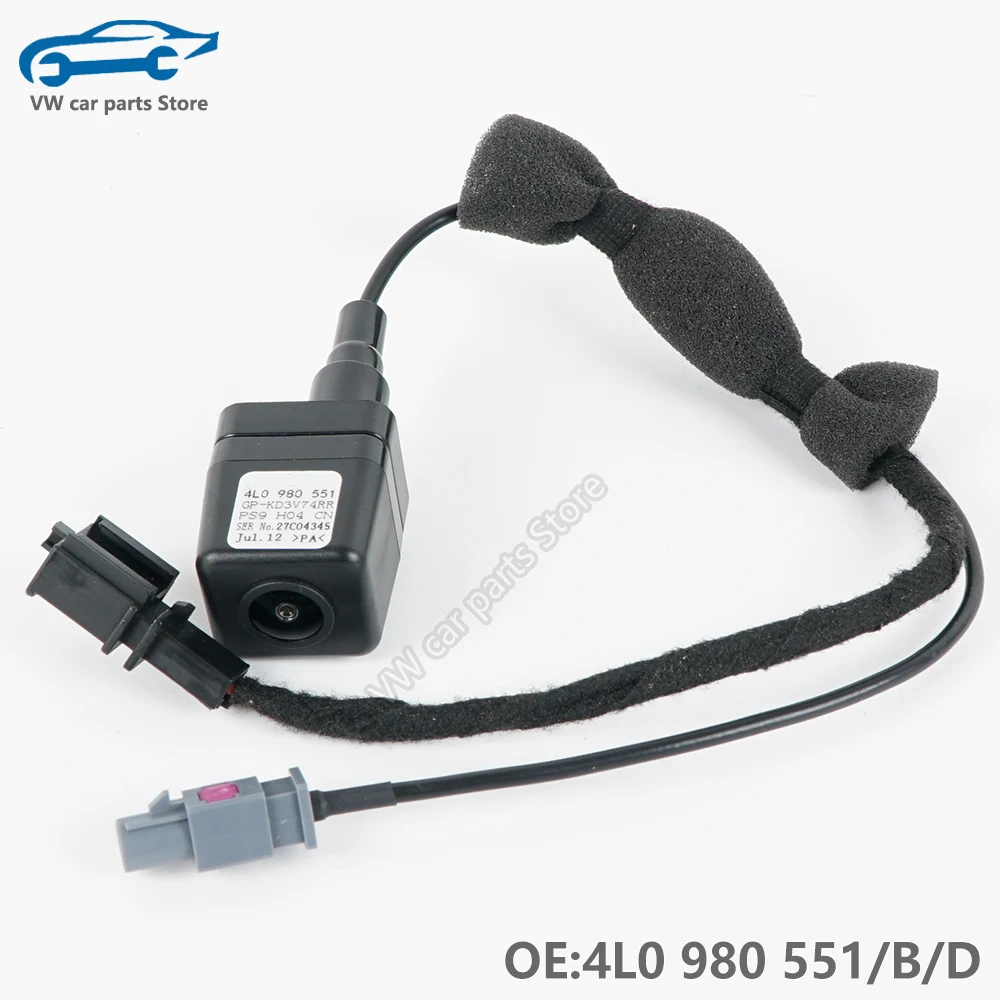 트렁크 핸들 백업 후방 뷰 후진 카메라, 아우디 Q7, A6, C6, RS6, A8, D3, 4L0980551B, 4LO, 980, 551 D용, 4L098055, 1 하이 퀄리티