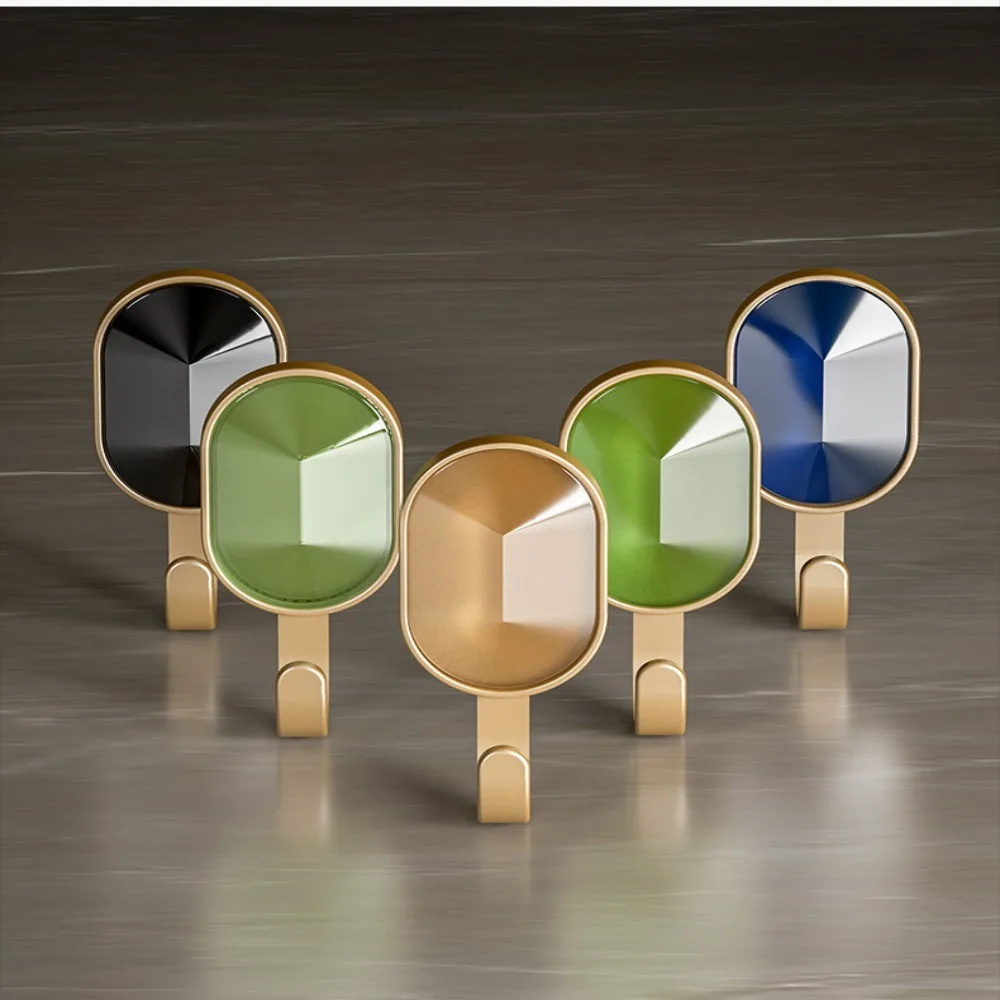 

8Pcs Heavy Duty Adhesive Hooks Wall Mounted Self Adhesive Sticky Hooks 4 Colors Multipurpose Storage Hooks Home Storage