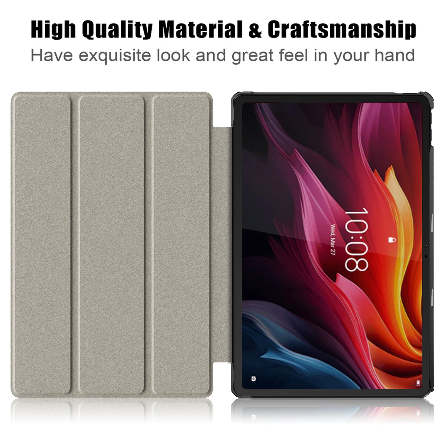 Premium Shockproof Tablet Case with Smart Wake-up Function - Ultra Slim PU Leather Protective Cover