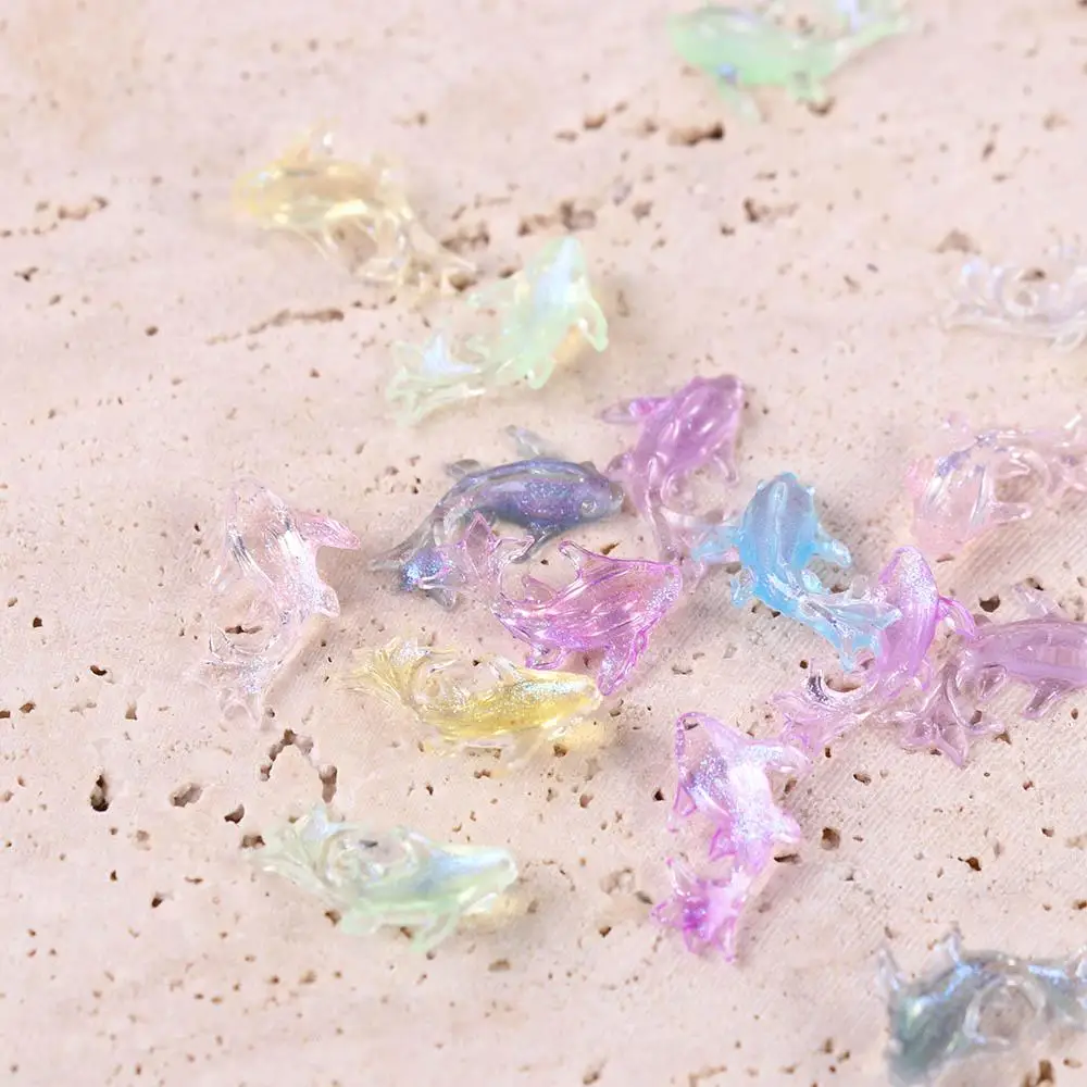 Rhinestones Jewelry Accessories Goldfish Art Decoration Goldfish Resin Figurine Crafts Goldfish Nail Rhinestones DIY Scrapbook