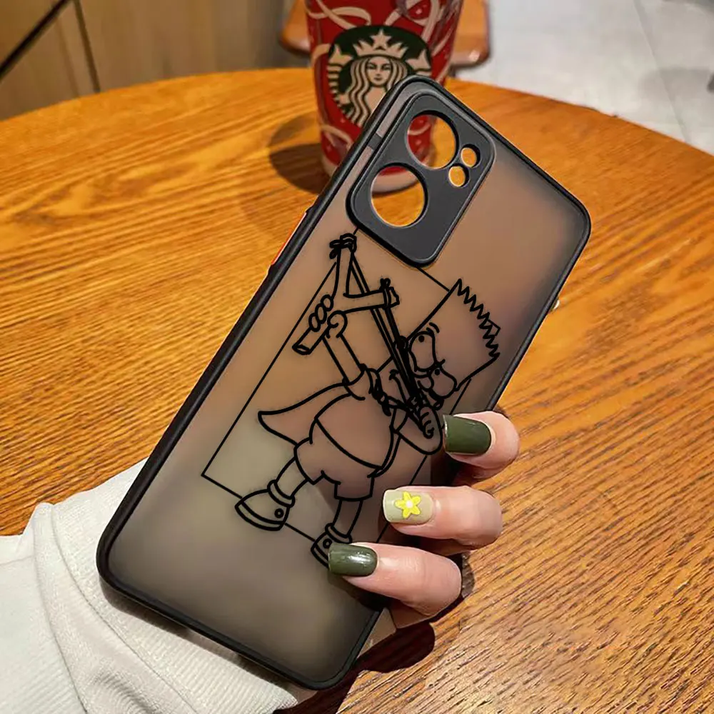 thumbnail image 1 of Funda de teléfono mate para OPPO RENO 8 8T 7Z 7 6Z 6 5 4 3 PRO PLUS 4G 5G Funda rígida Funda Coque Capa Funda película The S-Simpsons-S, 1 of 5
