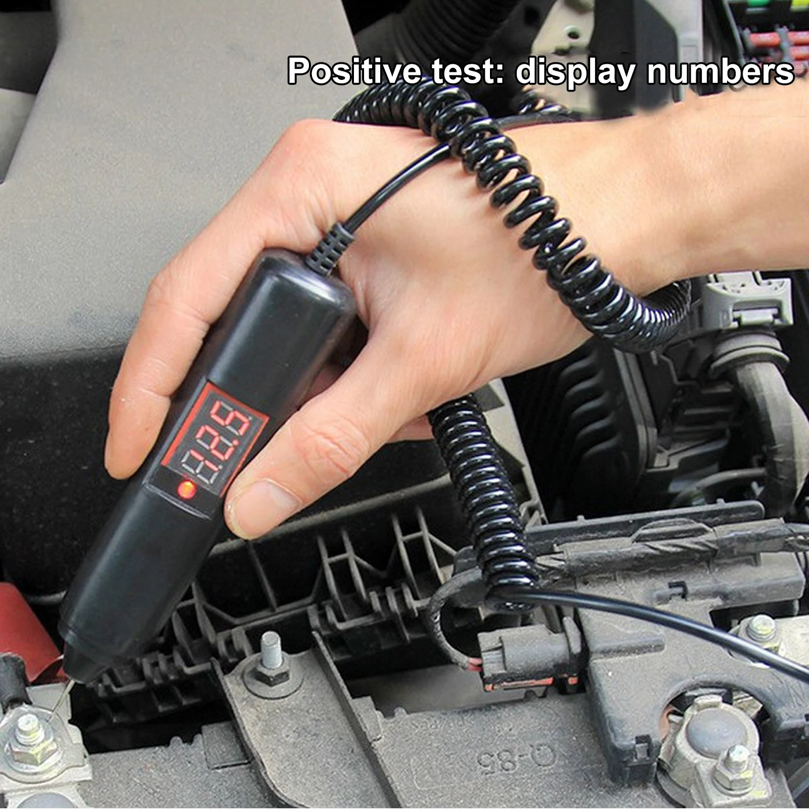 5 100V Car Circuit Tester Pen LCD Digital Voltage Meter Scanner