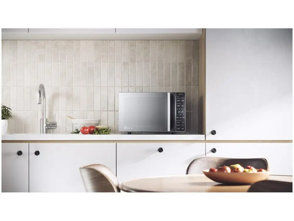 Micro-ondas Electrolux 23L Prata Efficient - 220V 3