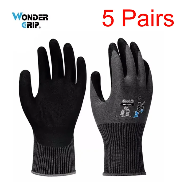 Durable Sandy Coated Garden and Work Gloves - Enhanced Grip and Protection
