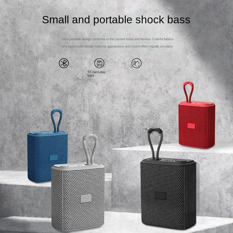 IPX6 Waterproof Shower Bluetooth Speaker Portable Wireless Outdoor Speaker With HD Sound For Beach Outdoor