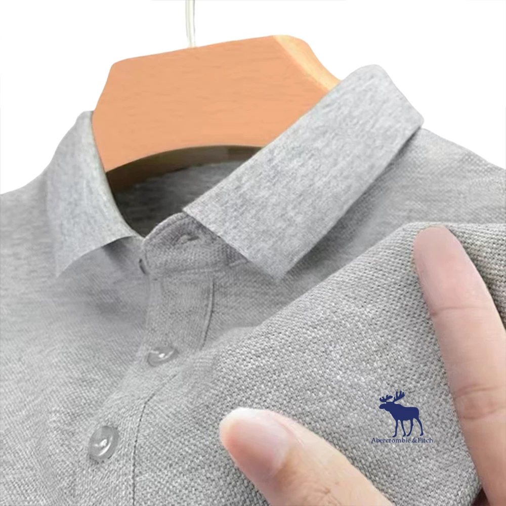 Polo Shirt Men's Lapel Casual Versatile Business Breathable Short Sleeve Printed Multicolor T-shirt Top