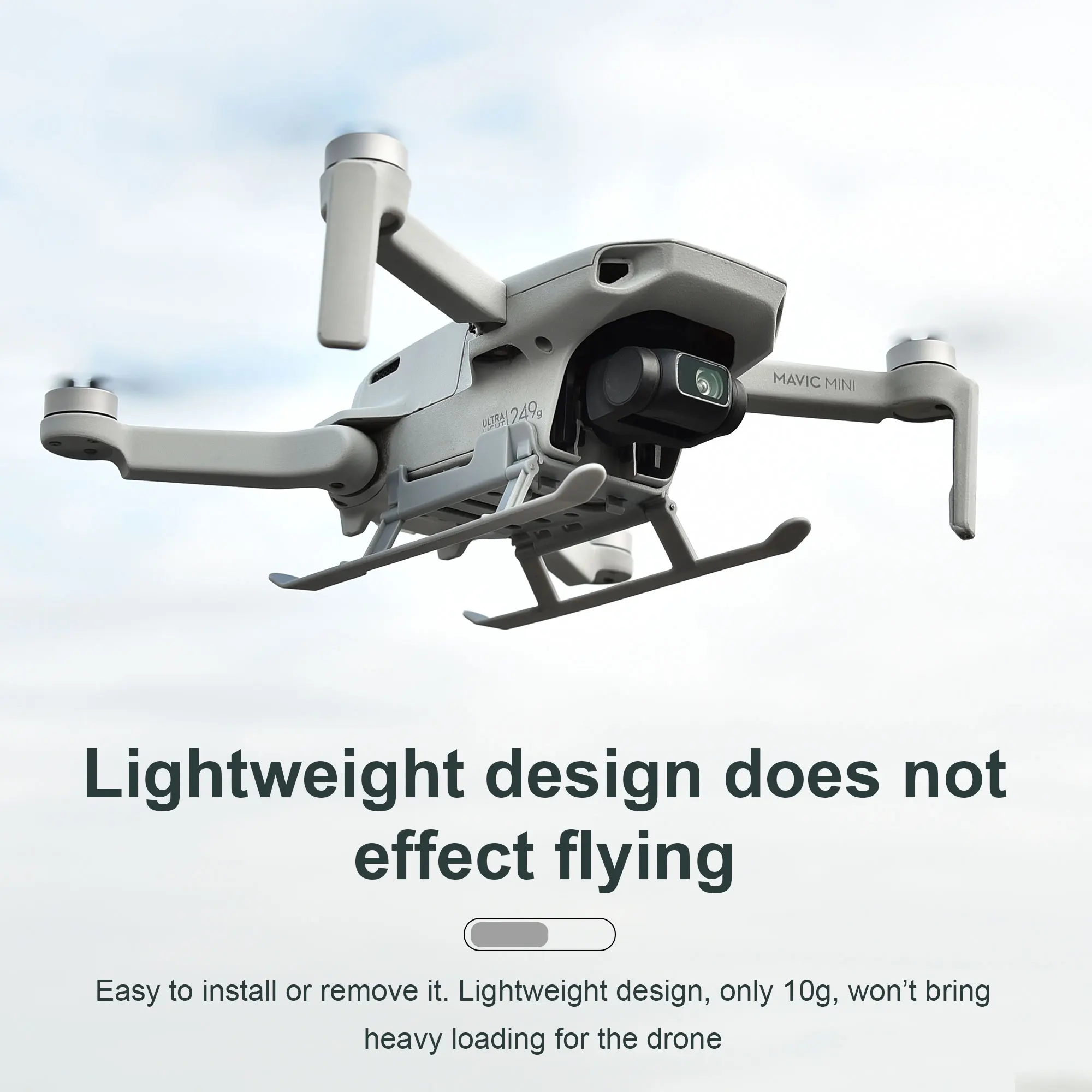 DJI Mavic Mini 2 ̽   Extendsion Leg 15mm Ʈ̴ ŰƮ, DJI Mini 2/Mavic Mini/Mini SE  ׼
