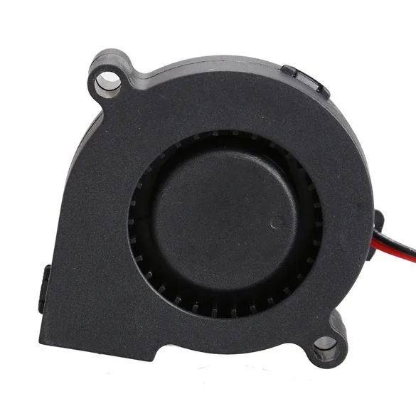 A Ausuky Black Brushless DC Cooling Blower Fan 2 Wires 5015S 12V 0.14A 50x15mm -39
