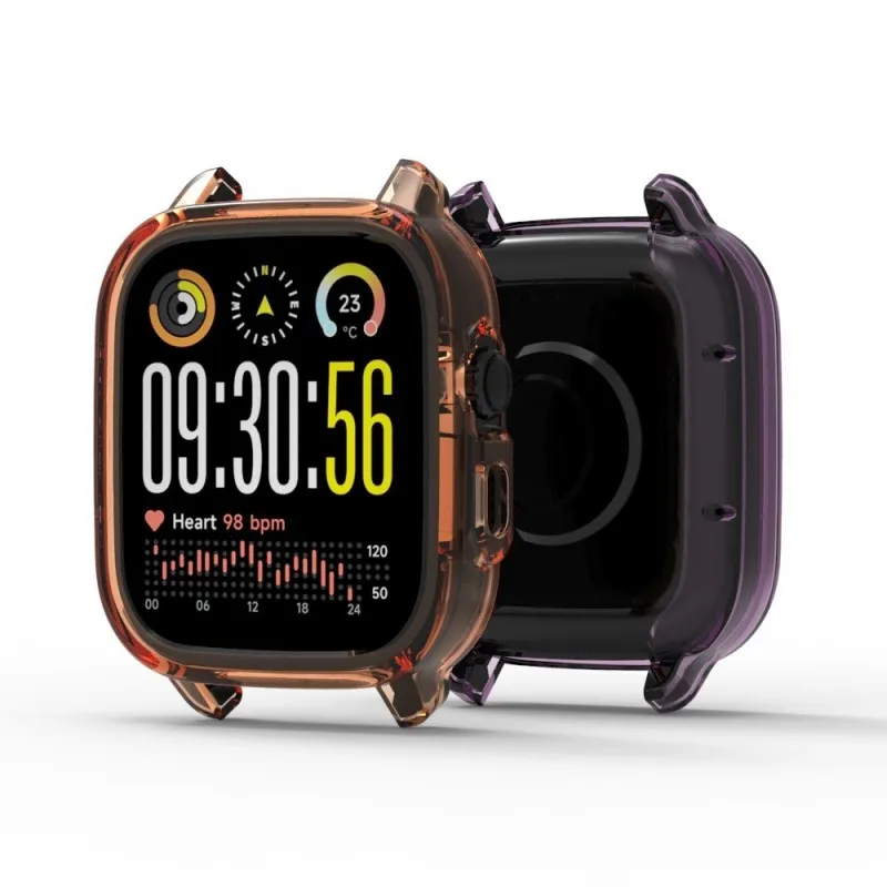 Premium Soft TPU Anti-scratch Smart Watch Protector Case with Hollow Bumper Design