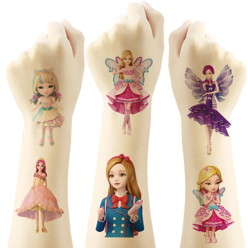 

Anime Secret Jouju Cartoon Temporary Tattoos Stickers for Girls Art Fake Waterproof Tattoo Sticker Birthday Gift Flower Fairy