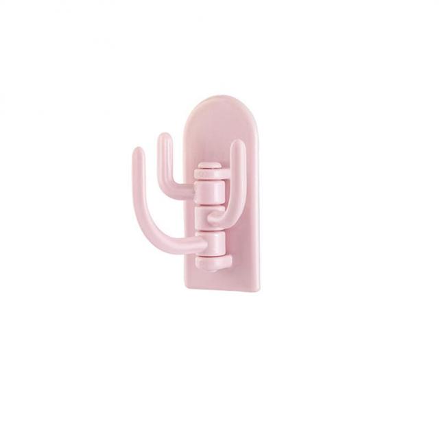 Branch Rotatable Seamless Adhesive Hook Strong Bearing Stick Hook Kitchen Wall Hanger Bathroom Kitchen Supplies Hooks Home