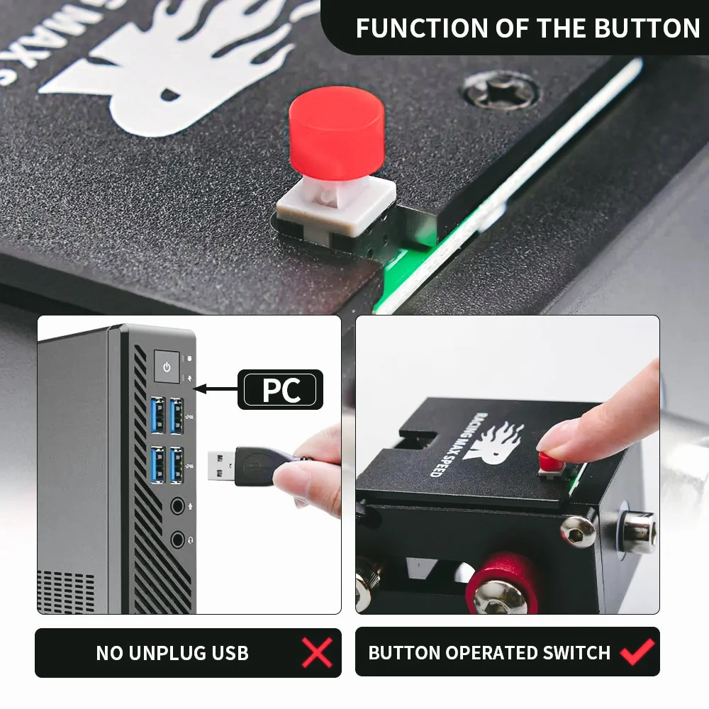 PS4, PS5 및 PC용 DB-Freno 알루미늄 USB 핸들, 세 가지 색상, SIM 시뮬레이터가 있는 레이싱 게임용, G29 Acer 호환