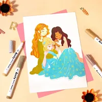 Доставка из ЕС Arrtx, 30 цветов, акриловые ручки цвета кожи, маркеры для рисования тона кожи, ручки для рисования, наконечник кисти для рисования — изображение 3