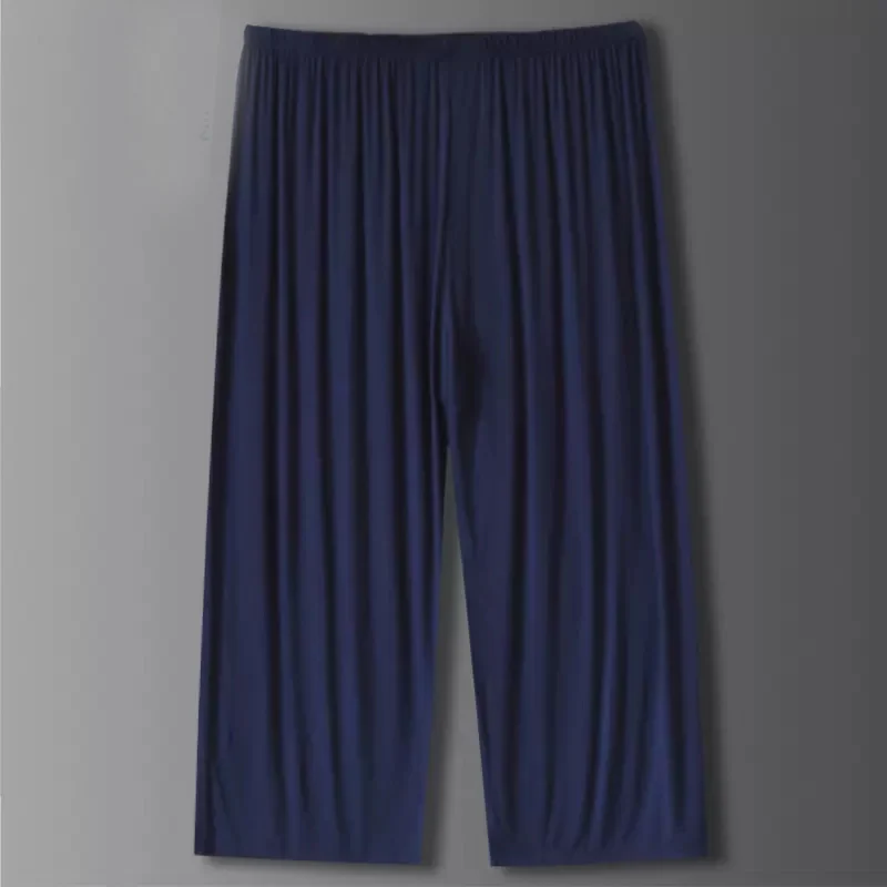 Men High Elastic Casual Pants 15XL 16XL New summer modal casual home pants new large size men's super soft pants big 210-260KG 3