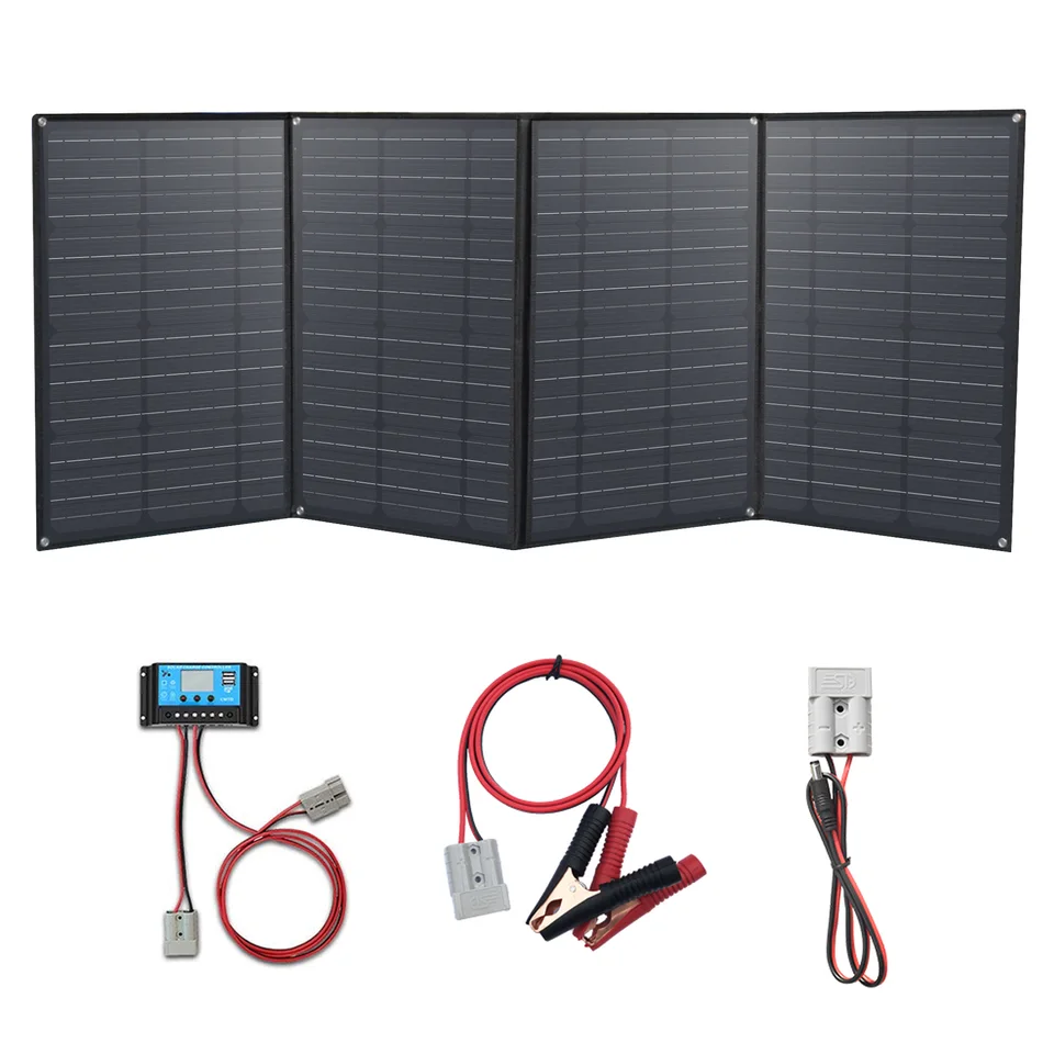 Portable Foldable Solar Panels for Camping and Hiking