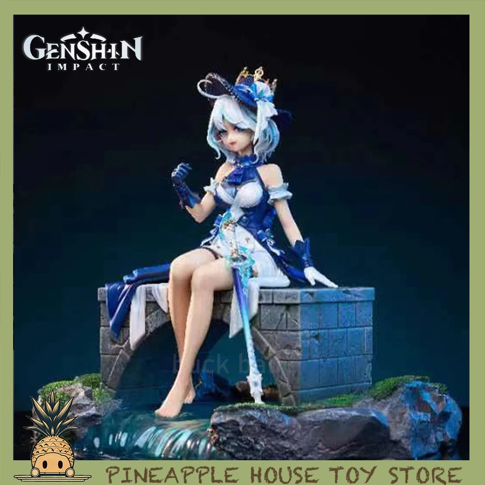 

Pre-sale Genshin Impact Action Figures Furina de Fontaine Anime Figurine God of Water Furina Focalors PVC Statue Model Doll Gift