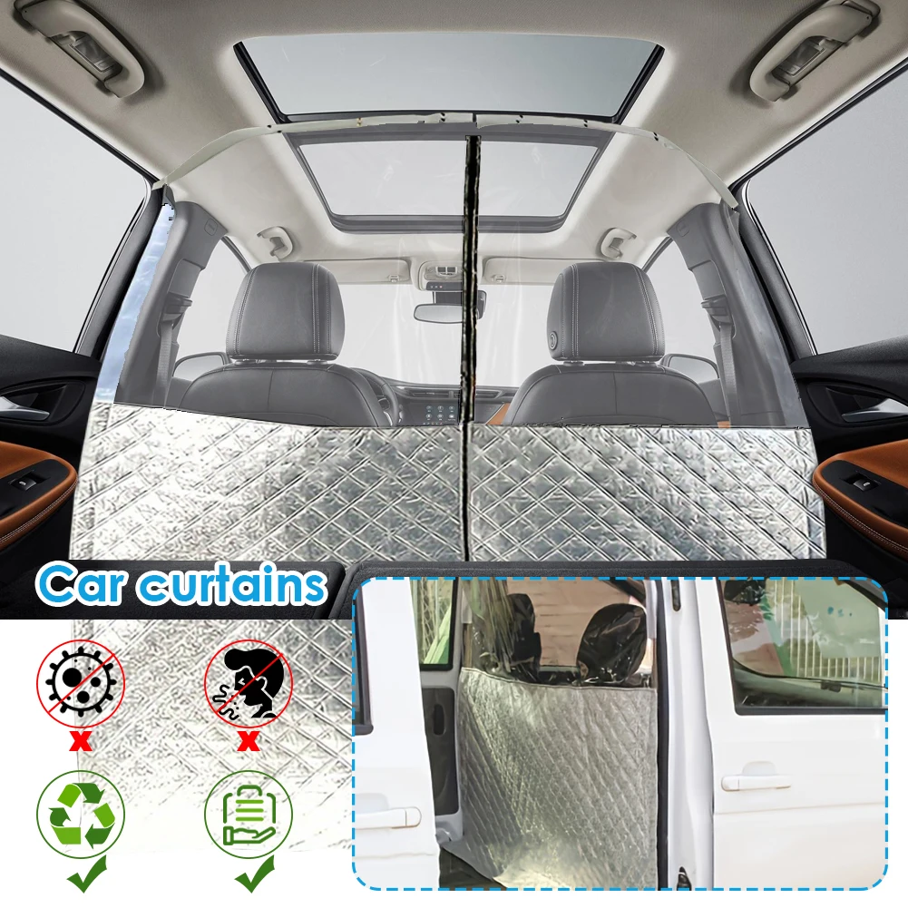 Car Divider Isolation Curtain Car Divider Heat Insulation Curtain Car Divider Privacy Curtain for Ford Car Accessories