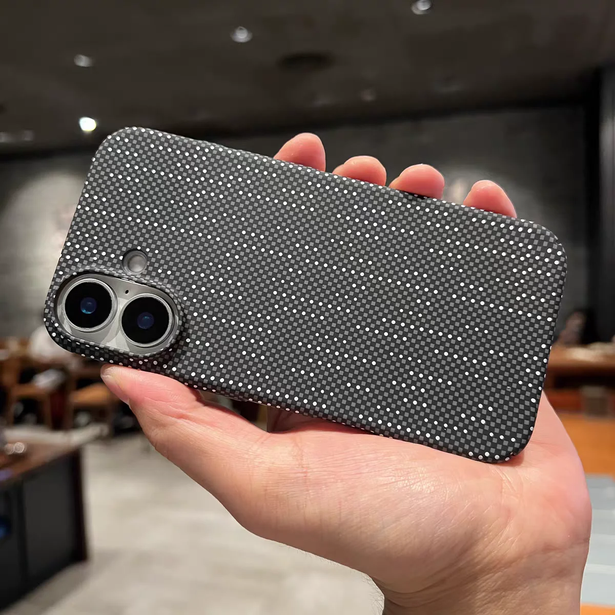 Enhanced Carbon Fiber Kevlar Pattern MagSafe Shockproof Case Cover
