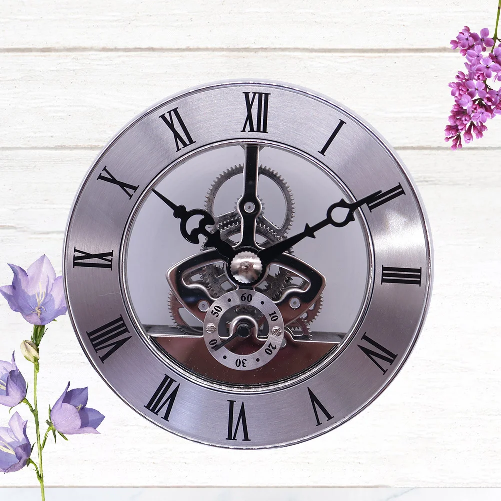 1pc Gear Wall Clock Silent Non ticking Clock Silent Sweeping Movement