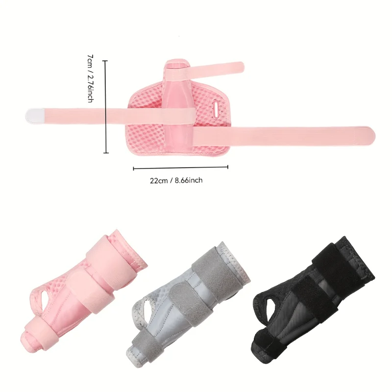금속 지지대가 있는 조절 가능한 손목 보호대, 남녀공용 인체공학적 디자인, 낮과 밤 모두 안정적, 통기성 및 편안함 제공