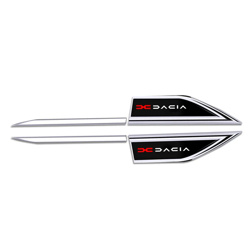 Car badge sticker 25X3CM Auto Door Fender Side Blade Badge Car Body Sticker Dacia Spring Lodgy Dokker Duster Logan Sandero Stepway