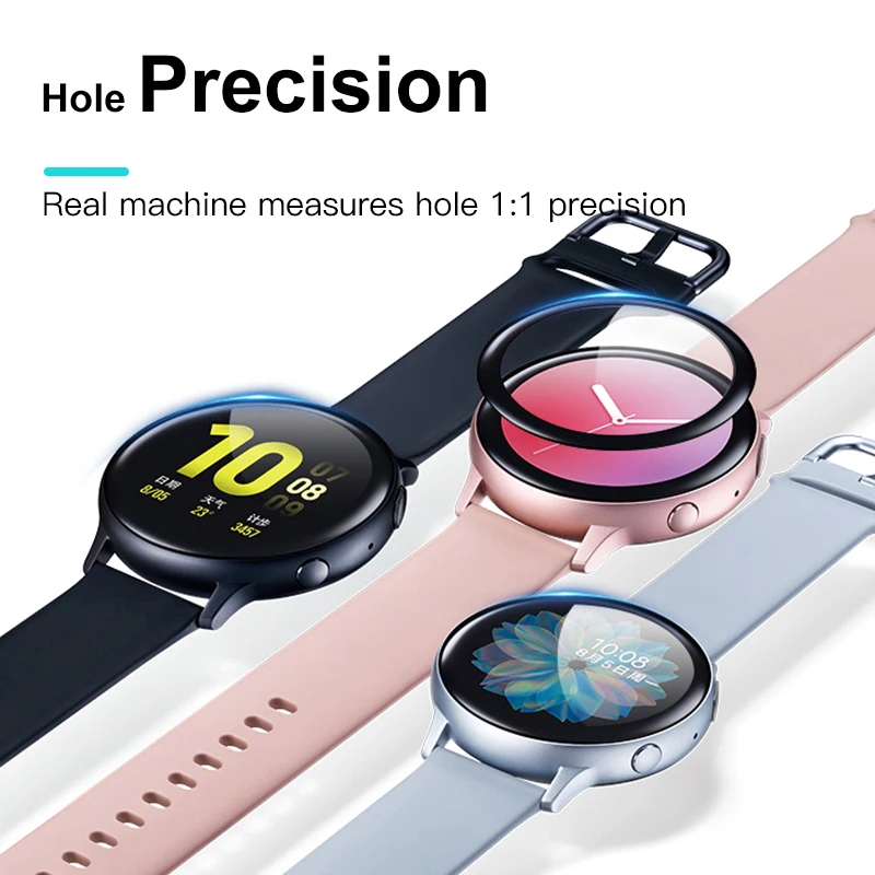 Premium HD Full-Coverage Screen Protector for Smartwatches - 20D Curved Edge, Scratch Resistant Film