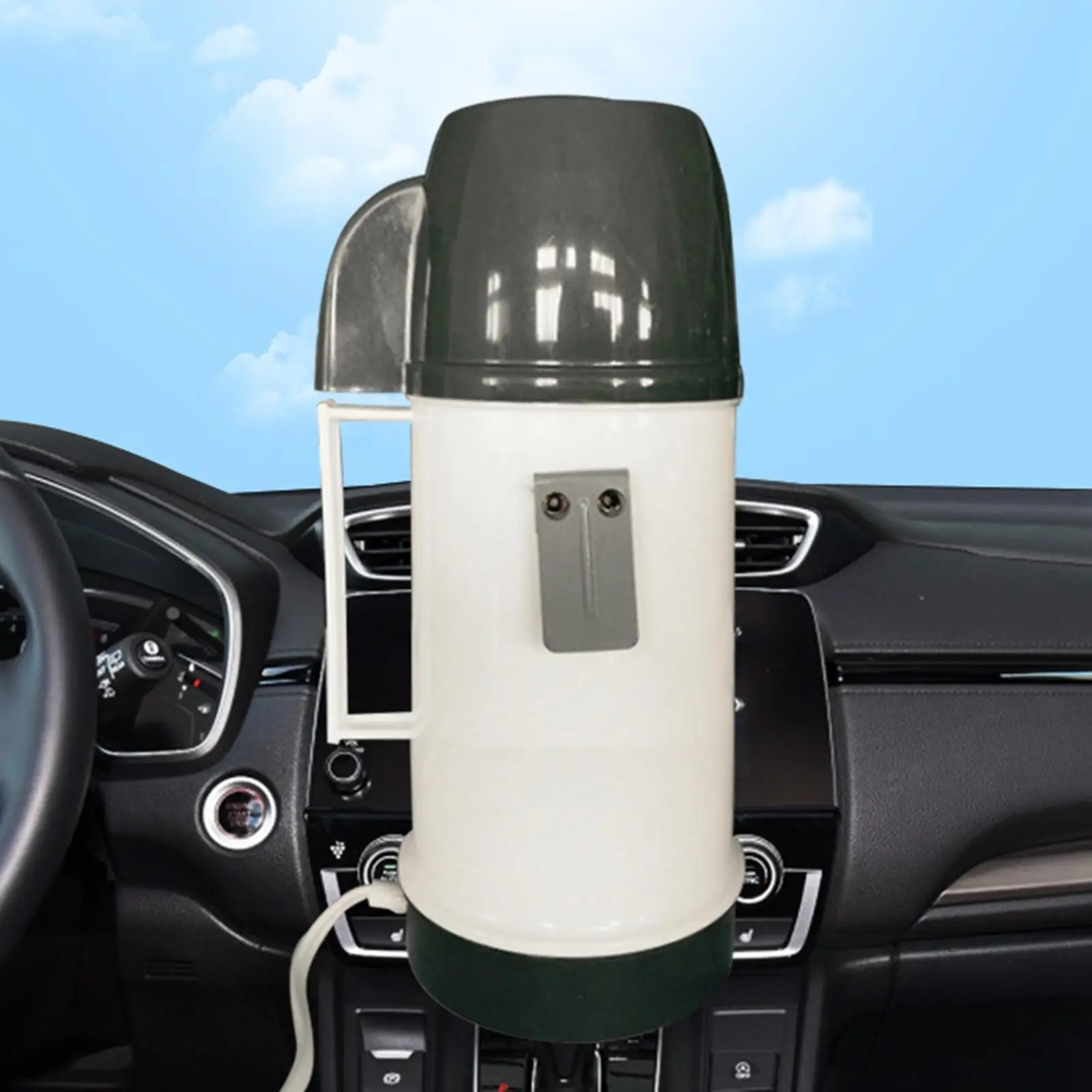 Car Electric Kettle Portable Stainless Steel Practical Heater Bottle Water Heater for Self Driving Tour Outdoor Camping Travel 2