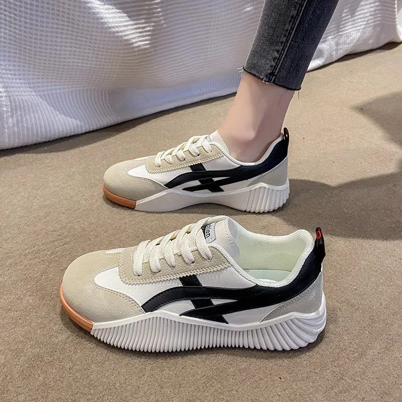 Crestar Women's Casual Shoes Fashion Soft Bottom Sneakers Leisure Breathable Mesh Athletic Shoes Comfort Low-top Walking Shoes 2
