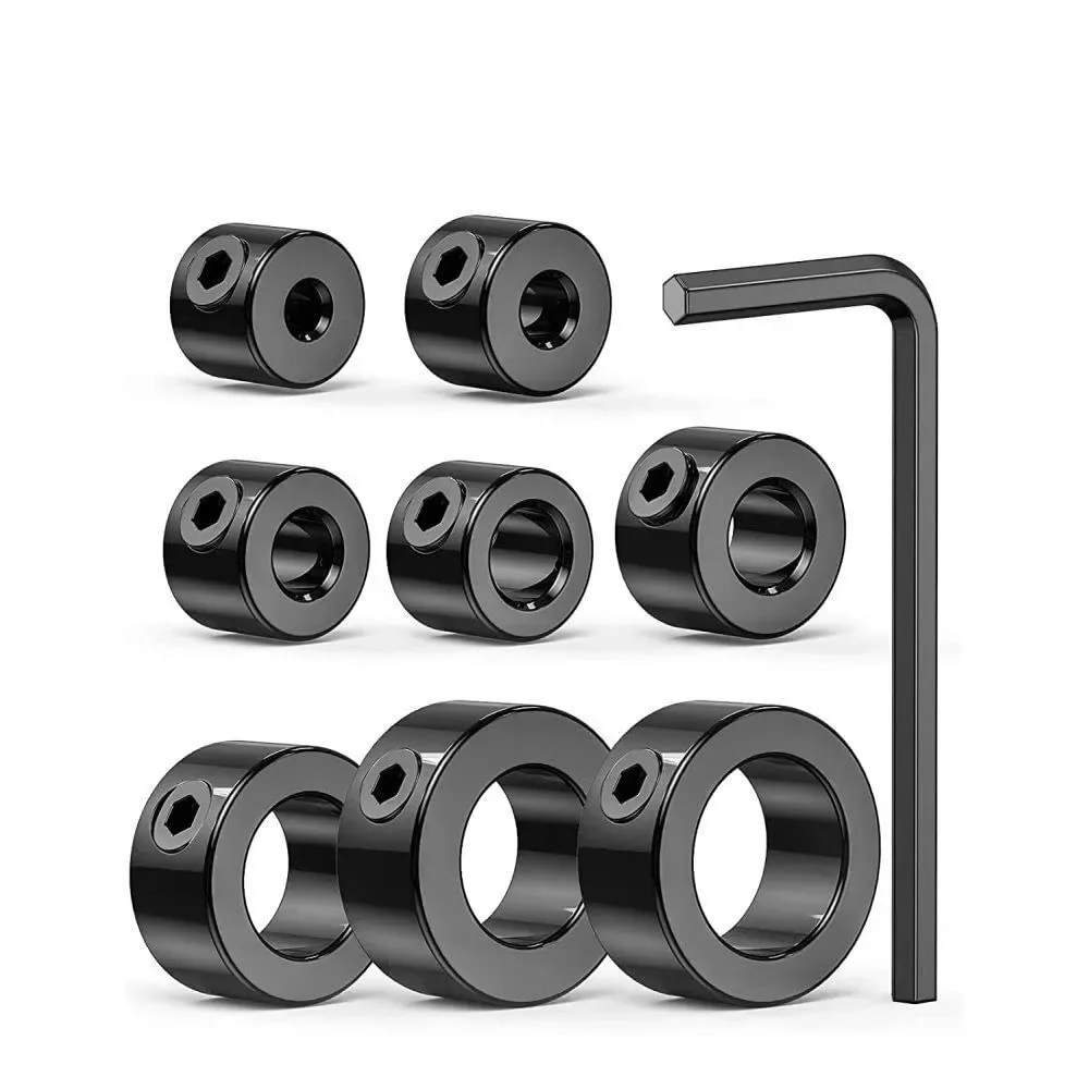 

8/7/3pcs Woodworking Drill Locator 3-16mm Shaft Depth Collars Ring Positioner Drill for Wood Drill Bit Hexagon Wrench Bit Tool