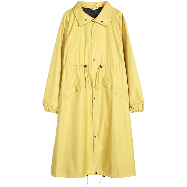 Női Divat Esőkabáta Vízálló Eső Poncho Köpenytetővel A Túrázáshoz És Turnéhoz - Image 2