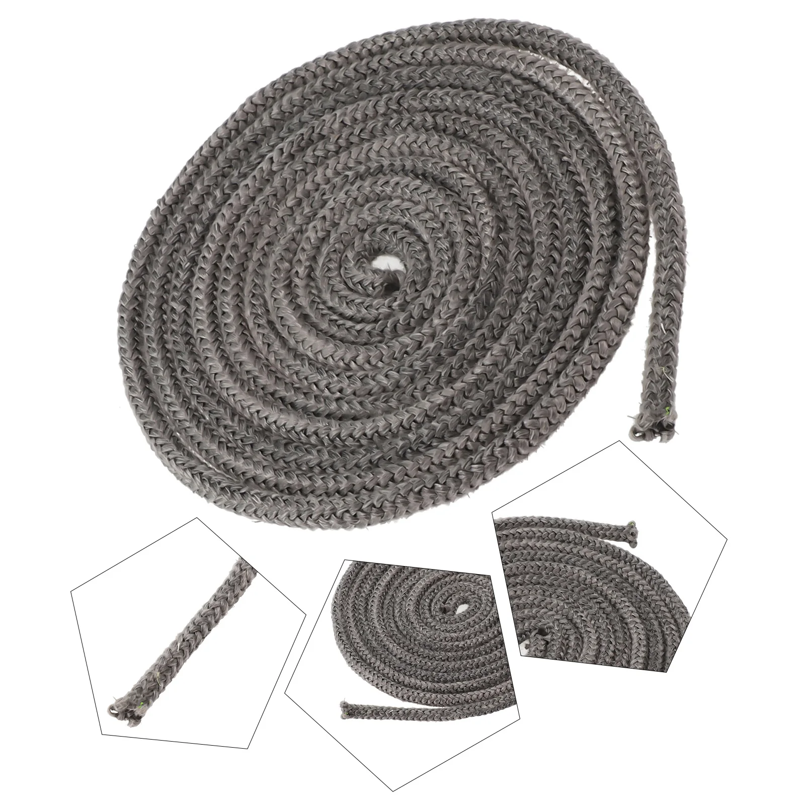 

Gasket Wood Stove Door Gasket Rope Seal Soft Industrial Oven 8mm X 300cm Durable Elastic Fiberglass High Quality