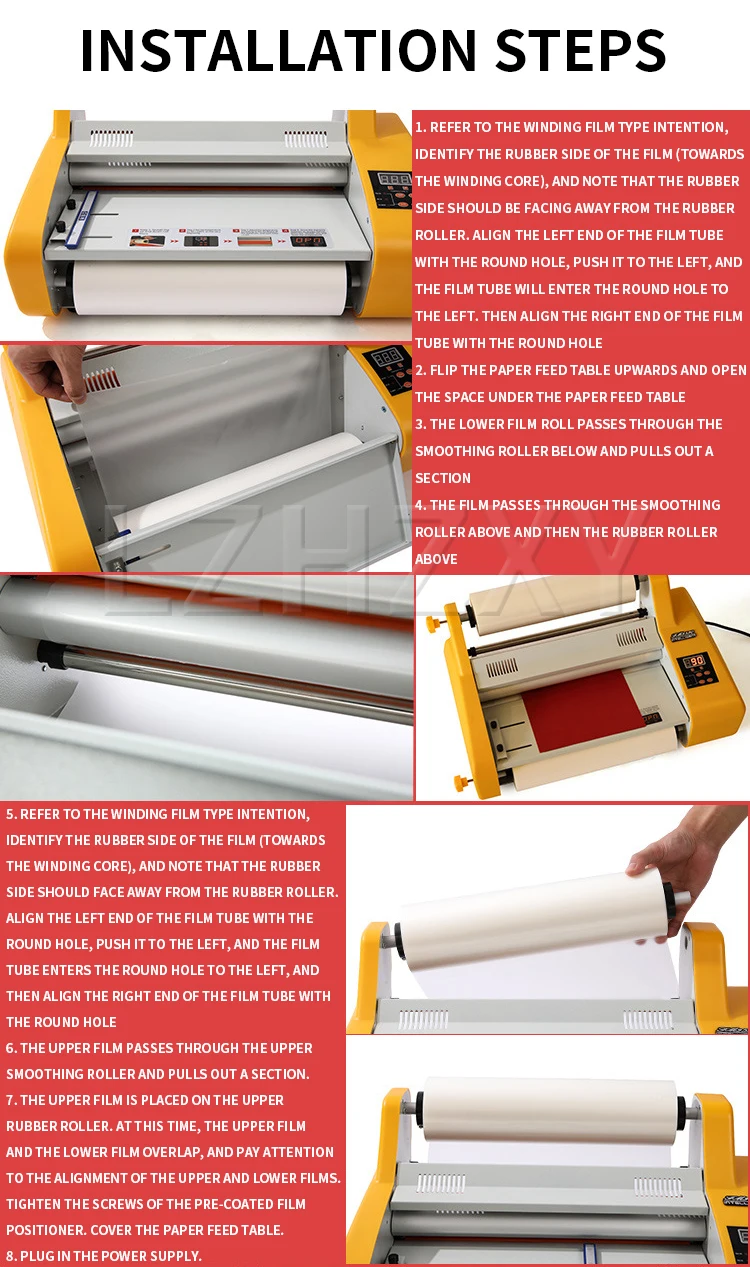 Description Picture 4 of itemCold & Hot Laminating Machine FM3520 A3 Photo Film Laminating Machine Cold Plastic Electric Sealing Machine Laminator