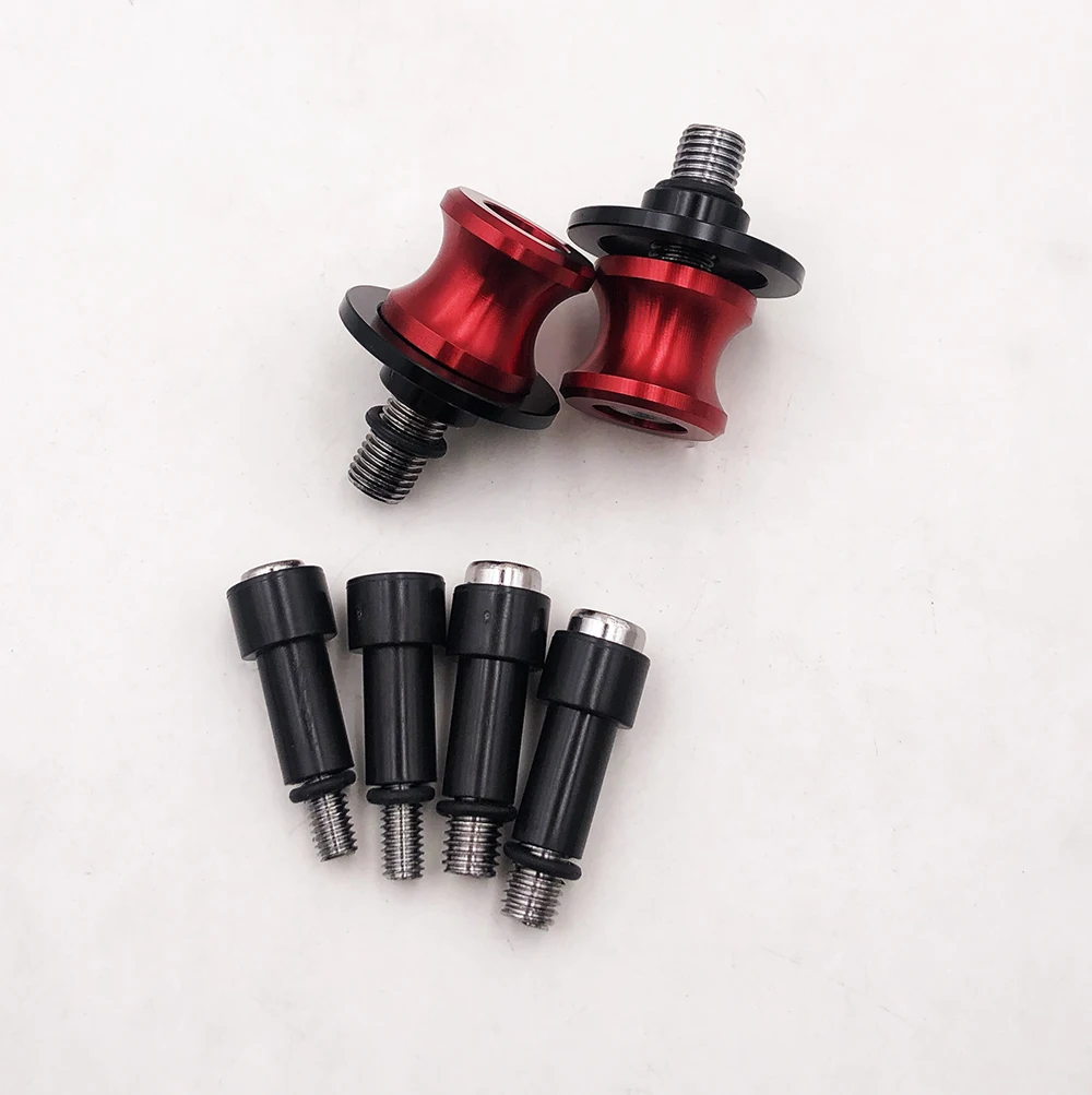 Motorcycle Cnc Bobbins Swingarm Slider Spools Stand Screws 10mm For