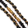 Dreadlock Braids Hair Accessories Silver Gold Braiding Hair Deco Styling Shimmer Stretchable African Braid Braided Elastic Cord 3