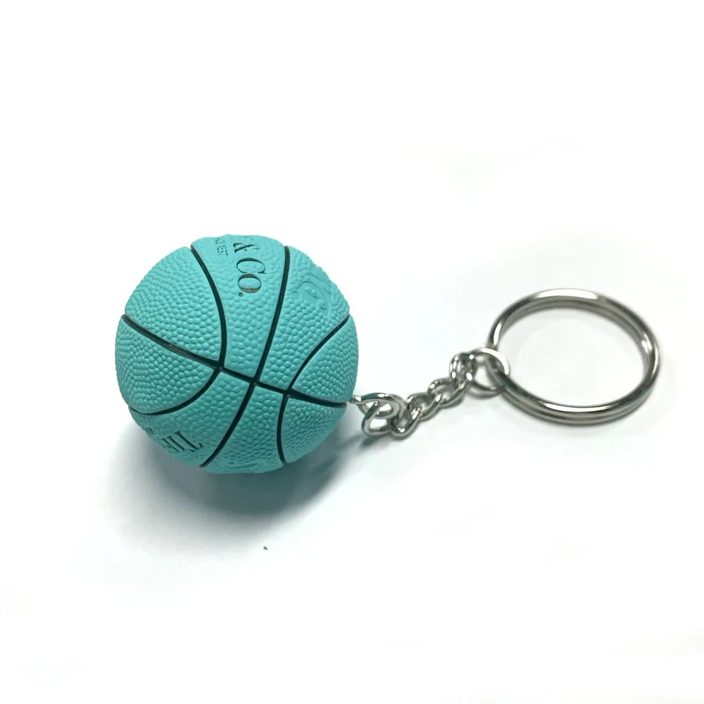 Basketball Model Keychain Pendant Decor Sports Souvenir wildlife model ornament