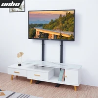 TV Floor Stand Tall TV Stand Height Adjustable TV Mount Free Standing TV Bracket for 32”-65” Flat Panel LED LCD Screens - Image 2