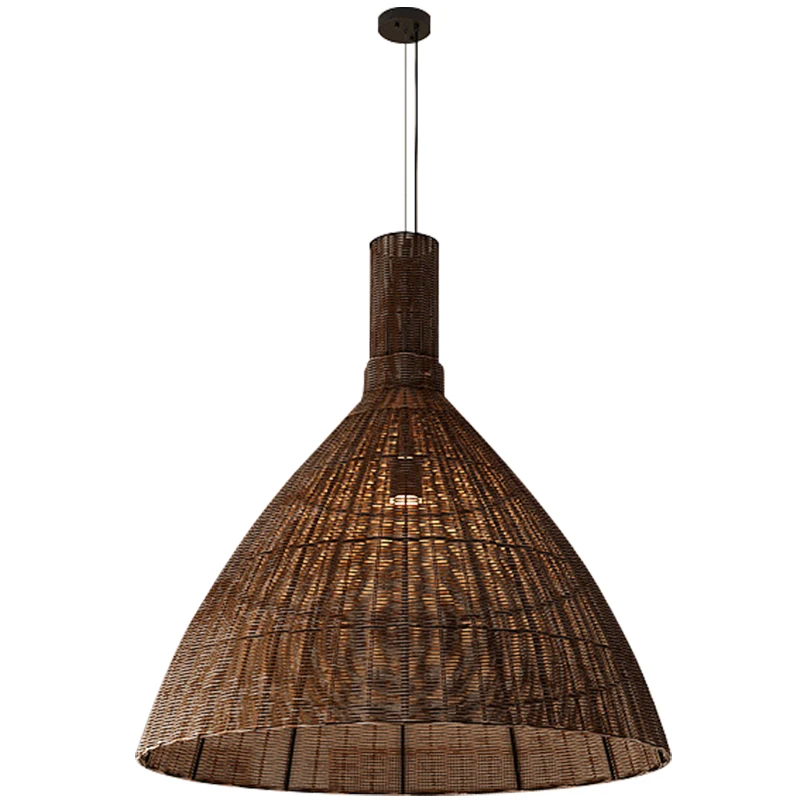 

Homestay, chandelier, restaurant, retro Japanese rattan restaurant, staircase, lobby, bar, creative designer lamps